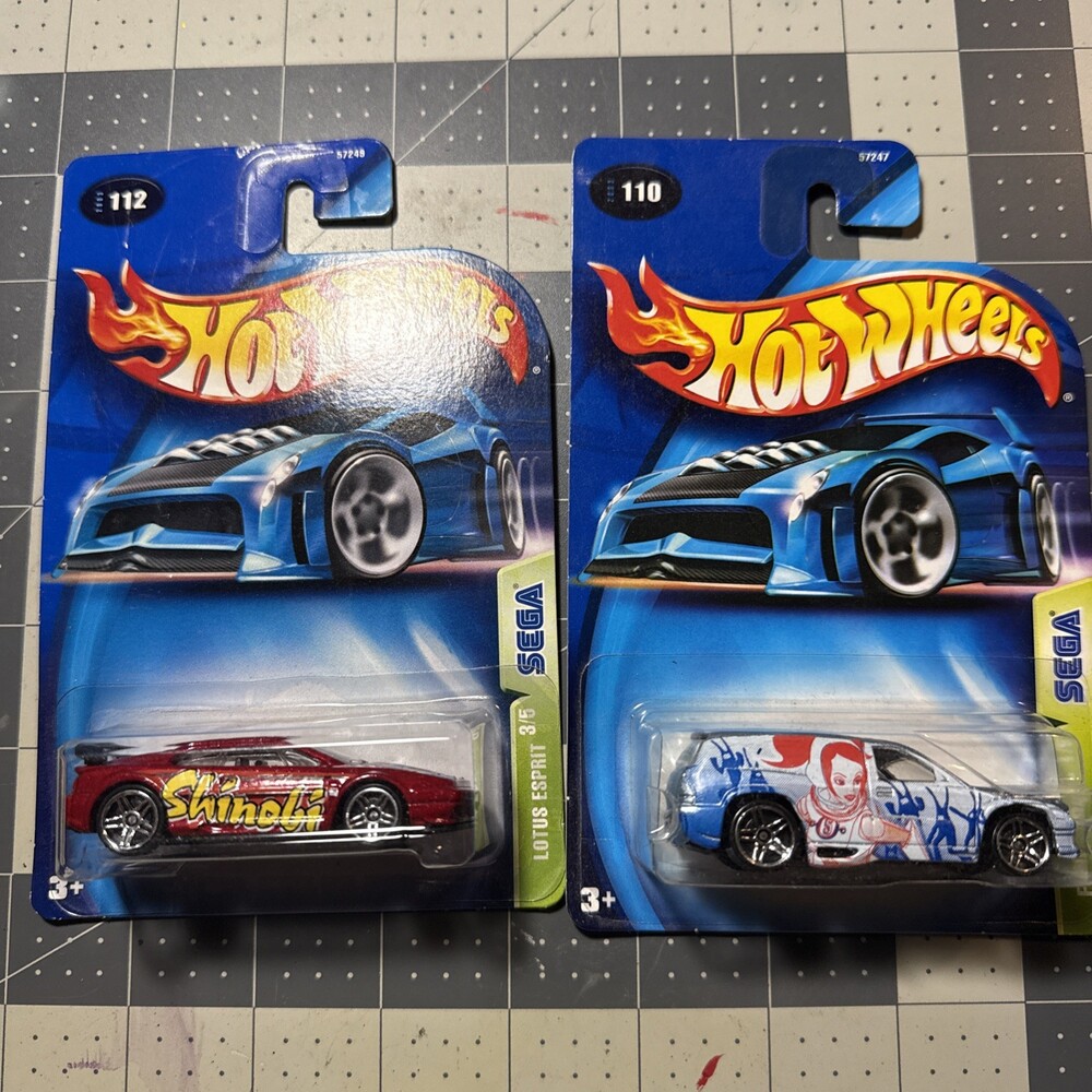 Lot Of 2 Hot Wheels Diecast Cars SEGA Shinobi And Space Channel